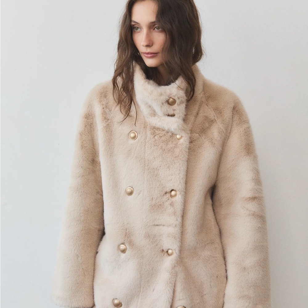 Deluc Knox Jacket- Faux Fur- Size Small NWT - Picture 5 of 7